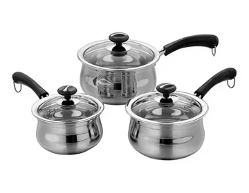 Wholesale Saucepan Set Stainless Steel with Korean Style 6 Piece Set