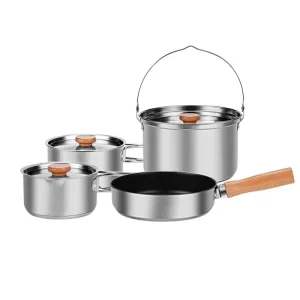 Camping Stainless Steel Cooking Utensils Wholesaler