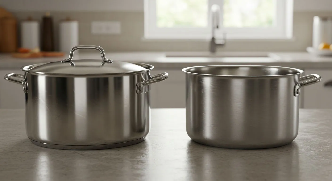 Mejor olla de aluminio o de acero inoxidable