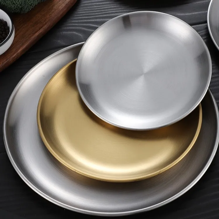 Wholesale Stainless Steel Dinner Plates