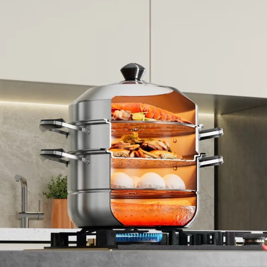 steamer-Cooking Methods-Stainless Steel Cookware
