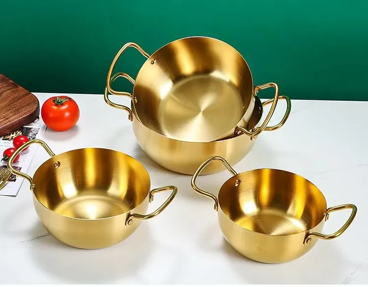 Stainless Steel Noodle Pot Wholesale Korean Ramen Noodle Pot