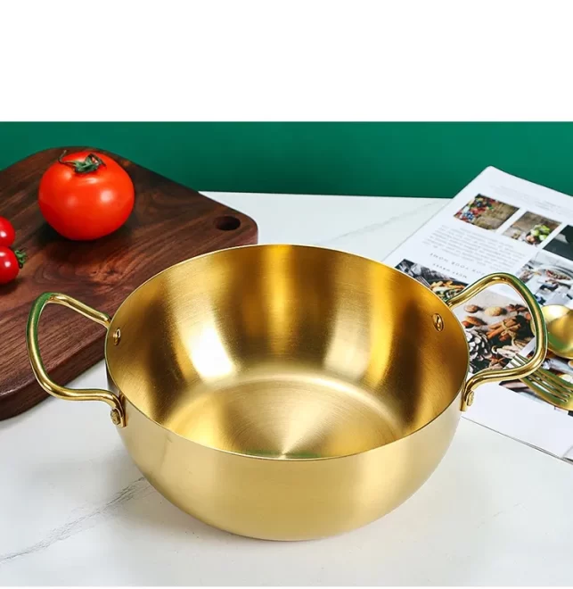 Wholesale Stainless Steel Noodle Pot, Korean Ramen Noodle Pot (2)