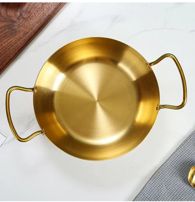 Wholesale Stainless Steel Noodle Pot - gold polishing process