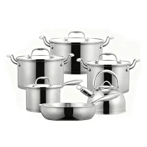 10 Piece Stainless Steel Cookware Set Wholesaler (2)