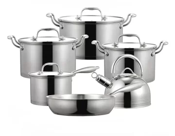10 Piece Stainless Steel Cookware Set Wholesaler