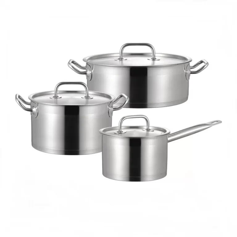 Ensemble de 6 casseroles en acier inoxydable Fabricant grossiste