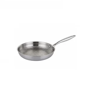 Hammered Stainless Steel Frying Pan Wholesale