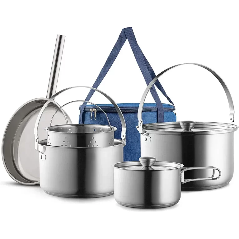 Stainless Steel Camping Cookware Set Factory (1)